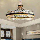 Luna’s Modern Black Crystal Chandelier: Elegance And Simplicity