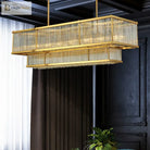 Luxurious Plate Gold Led E14 Chandelier - Elevate Your Living Room With Pendant Lighting Chandelier