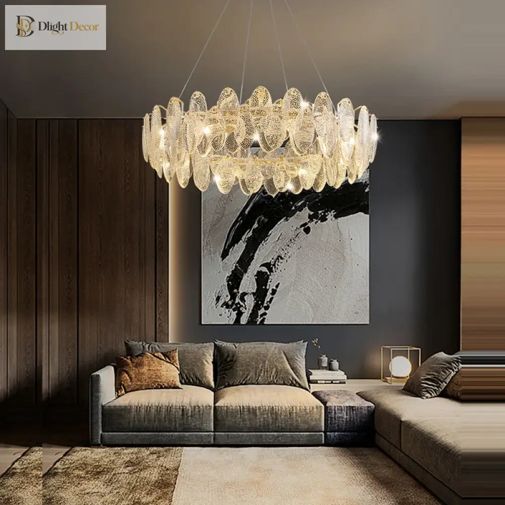 Luxurious Crystal Chandelier For Living Rooms And Master Bedrooms - Nordic Postmodern Minimalist
