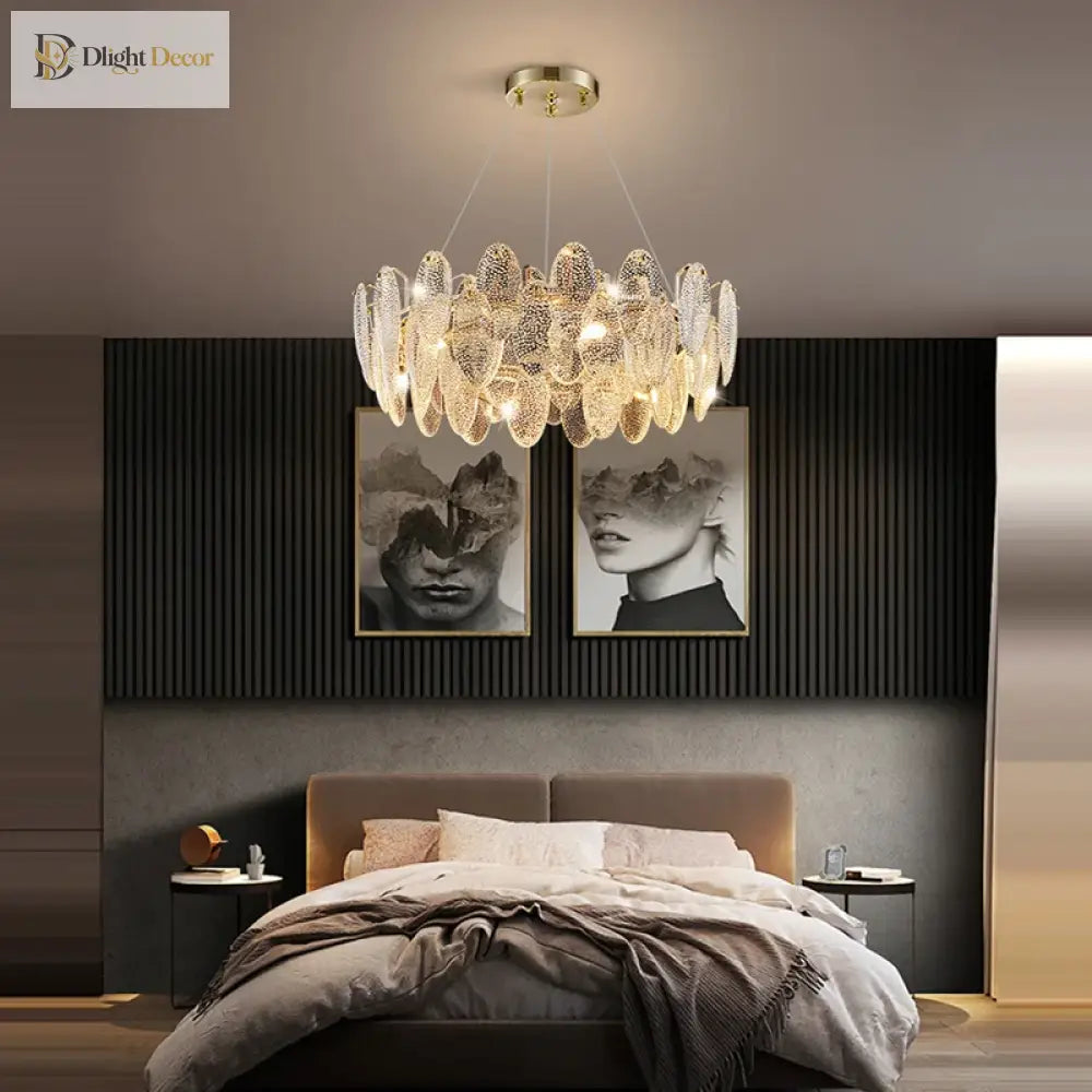 Luxurious Crystal Chandelier For Living Rooms And Master Bedrooms - Nordic Postmodern Minimalist