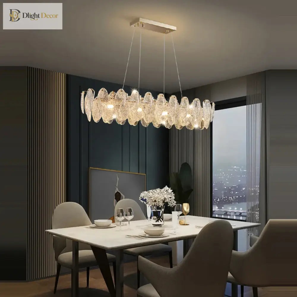 Luxurious Crystal Chandelier For Living Rooms And Master Bedrooms - Nordic Postmodern Minimalist