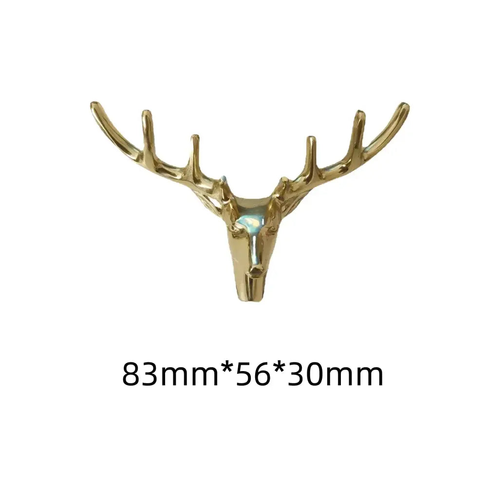 Luxury Brass Solid Handle Pure Copper Animal Shape High-grade Gold Wardrobe Dresser Drawer Cabinet Pulls Furniture