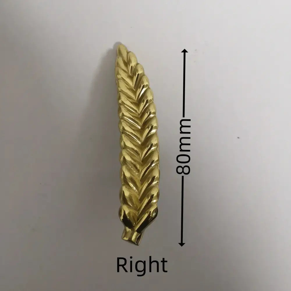 Luxury Brass Solid Handle Pure Copper Animal Shape High-grade Gold Wardrobe Dresser Drawer Cabinet Pulls Furniture