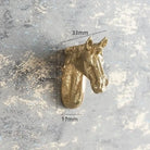 Luxury Brass Solid Handle Pure Copper Animal Shape High-grade Gold Wardrobe Dresser Drawer Cabinet Pulls Furniture