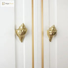 Luxury Brass Solid Handle Pure Copper Animal Shape High-grade Gold Wardrobe Dresser Drawer Cabinet Pulls Furniture