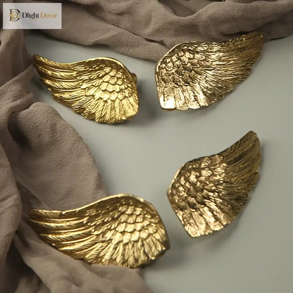 Luxury Brass Solid Handle Pure Copper Animal Shape High-grade Gold Wardrobe Dresser Drawer Cabinet Pulls Furniture