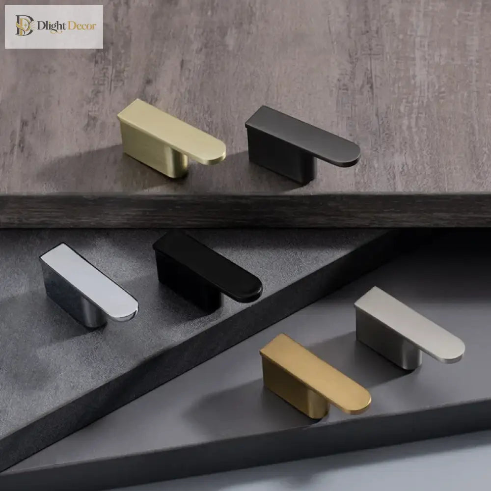 Luxury Zinc Alloy Cabinet Handles - Modern Drawer Pulls for Wardrobes Closets and Furniture Handles