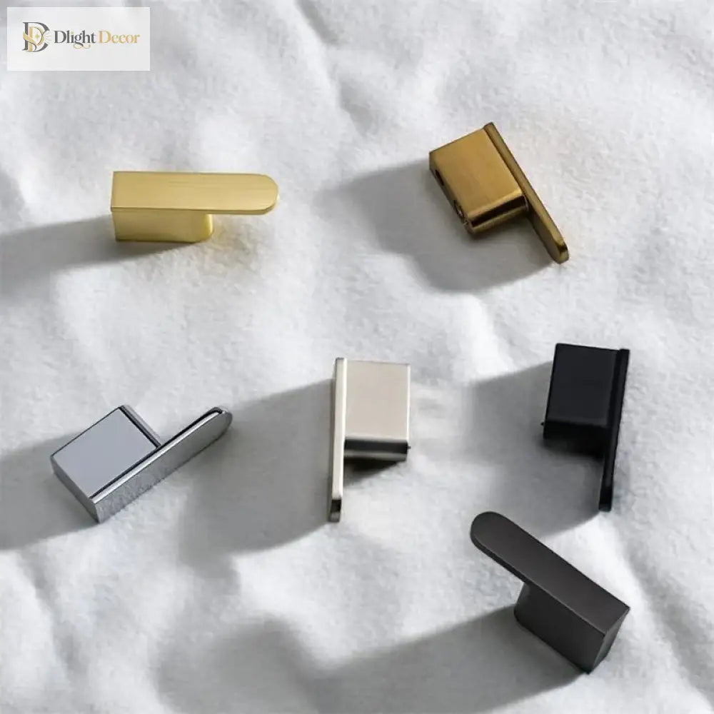 Luxury Zinc Alloy Cabinet Handles - Modern Drawer Pulls for Wardrobes Closets and Furniture Handles
