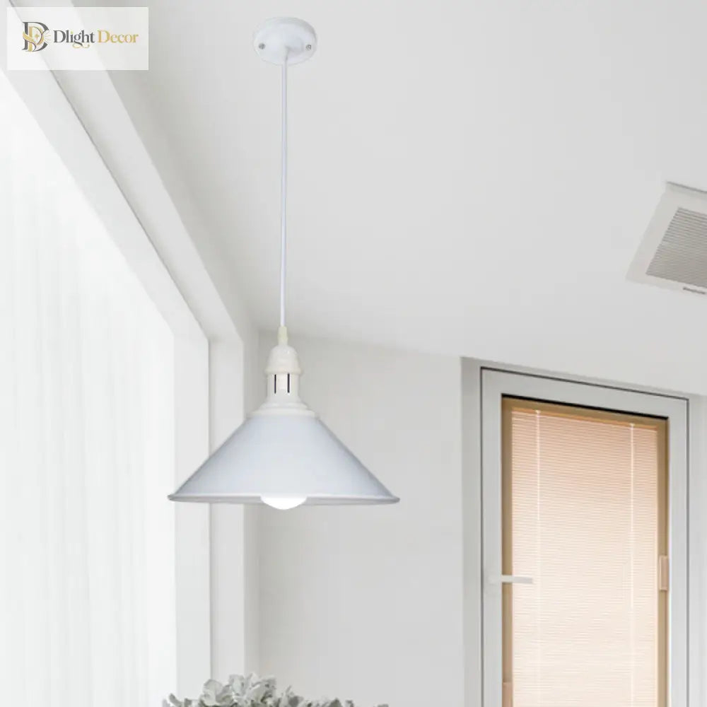 Lydia Charming Conical Pendant: Farmhouse Flair For Any Room