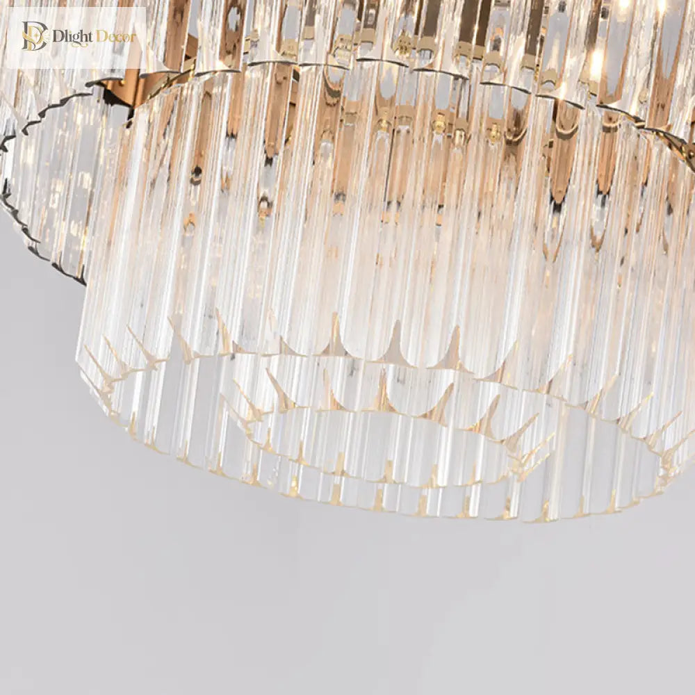 Lyric Modern 2 - Tier Crystal Chandelier: Light Up Your Home With Elegance