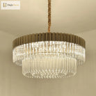 Lyric Modern 2 - Tier Crystal Chandelier: Light Up Your Home With Elegance