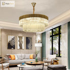 Lyric Modern 2 - Tier Crystal Chandelier: Light Up Your Home With Elegance