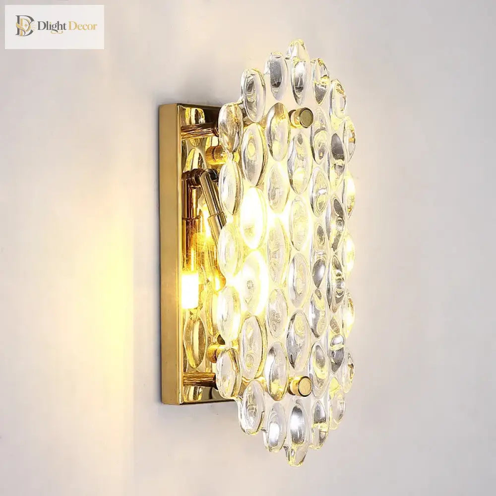 Lyric Nordic Postmodern Minimalist Crystal Villa Wall Lamp - Personalize Your Space With Creative