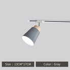 Macaron Nordic Track Light Modern COB Rail Spotlight Living Room Restaurant Wooden Ceiling Lights Commercial Shop Light
