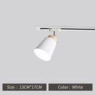 Macaron Nordic Track Light Modern COB Rail Spotlight Living Room Restaurant Wooden Ceiling Lights Commercial Shop Light