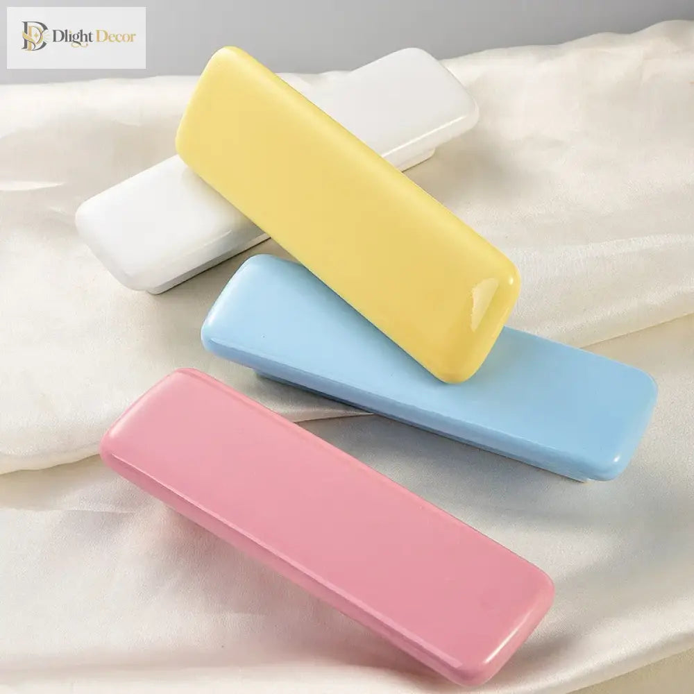 Macaron Series Ceramic Wardrobe Handles – Children’s Room Door Knobs and Cabinet Pulls Handles