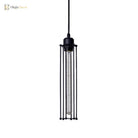 Madelyn - Black Industrial Tube Pendant Light