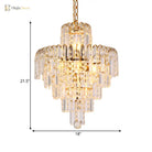 Madilyn Modern Tiered Chandelier: Add Dazzling Elegance To Your Space