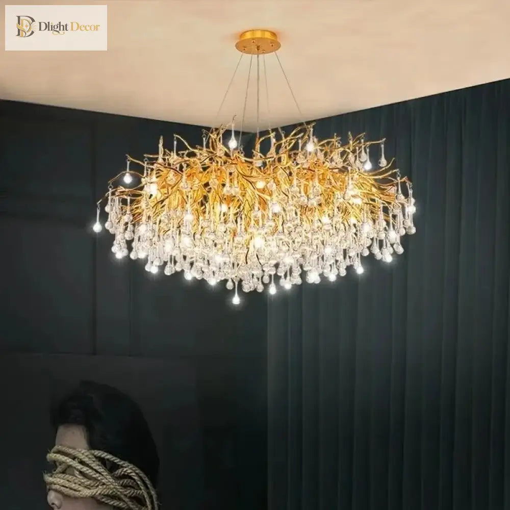 Modern Luxury Crystal Chandeliers - Maison Margiela Water Drop Pendant Light Perfect For Living