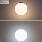 Makayla Elegance Meets Versatility: White Glass Globe Pendant