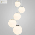 Makayla Elegance Meets Versatility: White Glass Globe Pendant