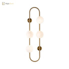Makenzie Modern Gold Wall Sconce With 4 Lights