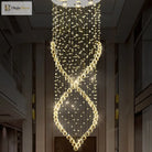 Mckenna Modern 6 - Light Nickel & Crystal Flushmount Ceiling Light