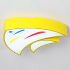 Melody Friendly Fish - Dimmable Led Ceiling Light Yellow / White