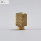 Mesh Pattern Brass Cabinet Knobs – Knurled Drawer Handles and Furniture Door Pulls 1 piece / 20x30x12mm Knobs