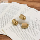 Mesh Pattern Brass Cabinet Knobs – Knurled Drawer Handles and Furniture Door Pulls 1 piece / 20x30x12mm Knobs