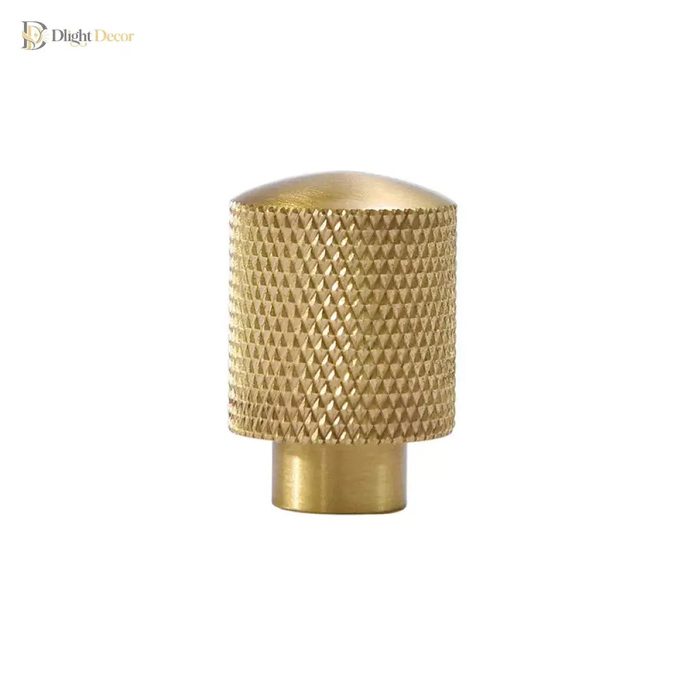 Mesh Pattern Brass Cabinet Knobs – Knurled Drawer Handles and Furniture Door Pulls 1 piece / 20x30x12mm Knobs