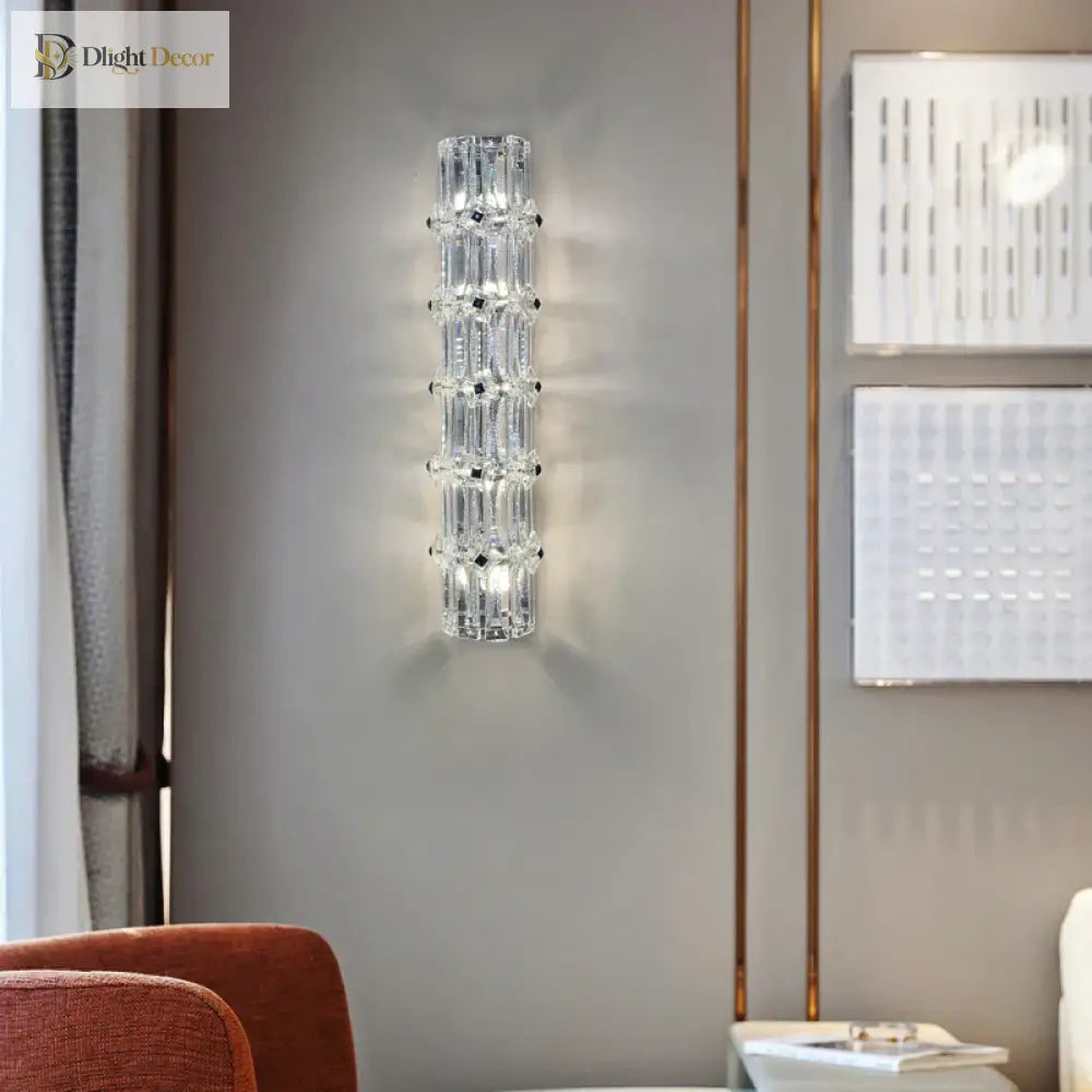 Mila Crystal Wall Lamp - Luxury Living Room And Bedroom Illumination Wall Lamp
