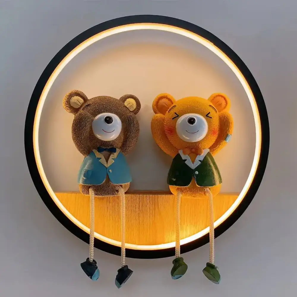 Dlight Decor Minimalist Cartoon Wall Light for Kids 4 / 30x30x7.5 / Cool White(5500-7000K)|16-20W Wall Art