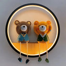 Dlight Decor Minimalist Cartoon Wall Light for Kids 4 / 30x30x7.5 / Cool White(5500-7000K)|16-20W Wall Art