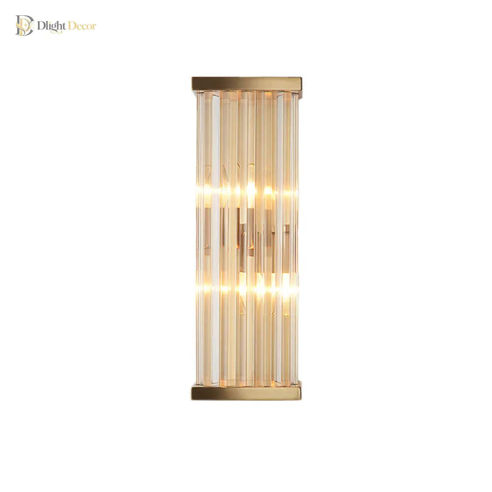 Modern Elegance Meets Warmth: Minimalist Crystal Wall Sconce