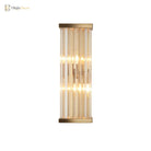 Modern Elegance Meets Warmth: Minimalist Crystal Wall Sconce