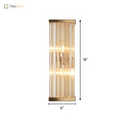 Modern Elegance Meets Warmth: Minimalist Crystal Wall Sconce
