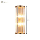 Modern Elegance Meets Warmth: Minimalist Crystal Wall Sconce