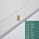 Minimalist Zinc Alloy Cabinet Handles - American Style Drawer Knobs for Wardrobes and Furniture coppery-2075 Handles