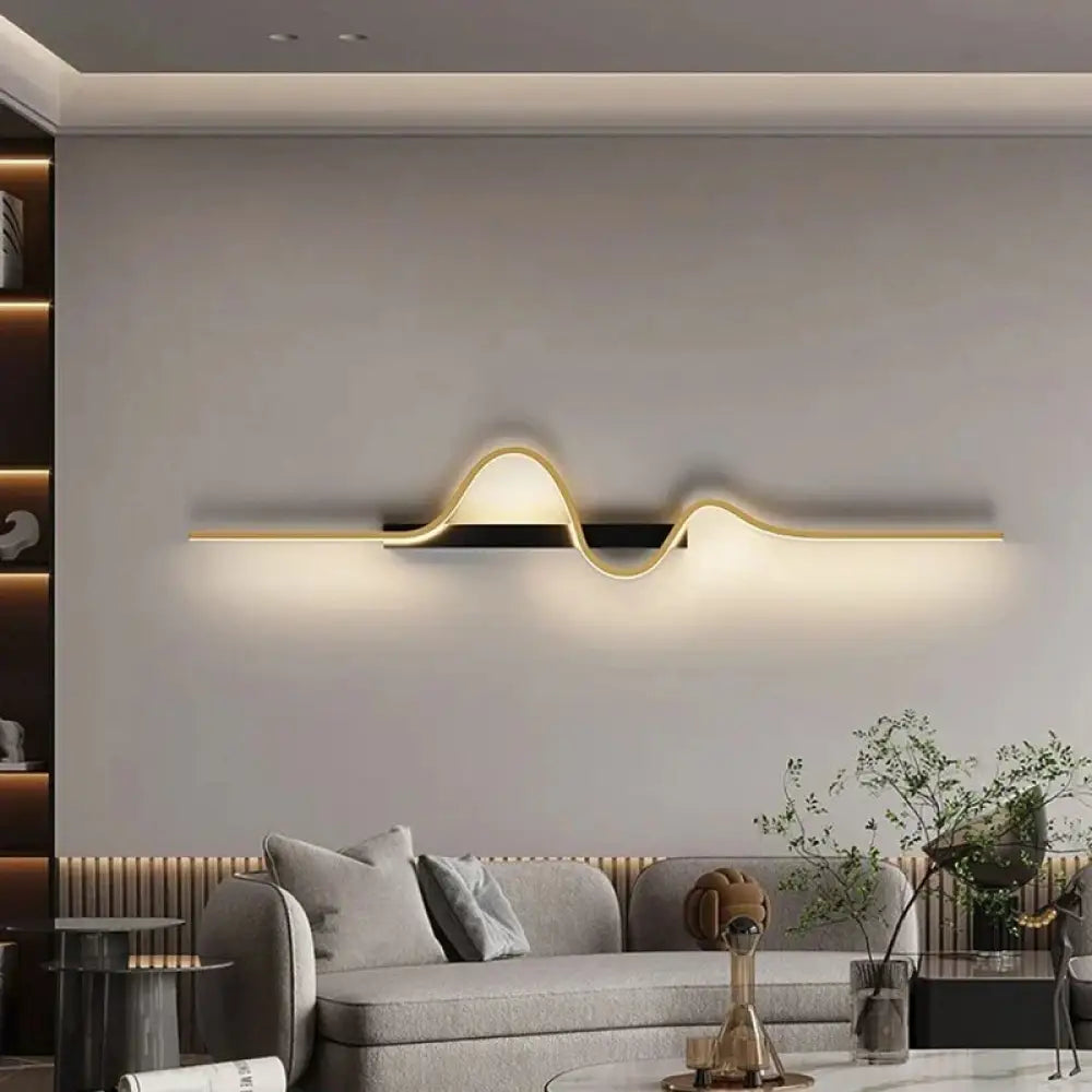 Dlight Decor Black Modern LED Wall Light Fixture
