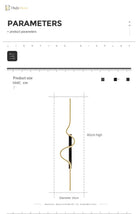 Dlight Decor Black Modern LED Wall Light Fixture
