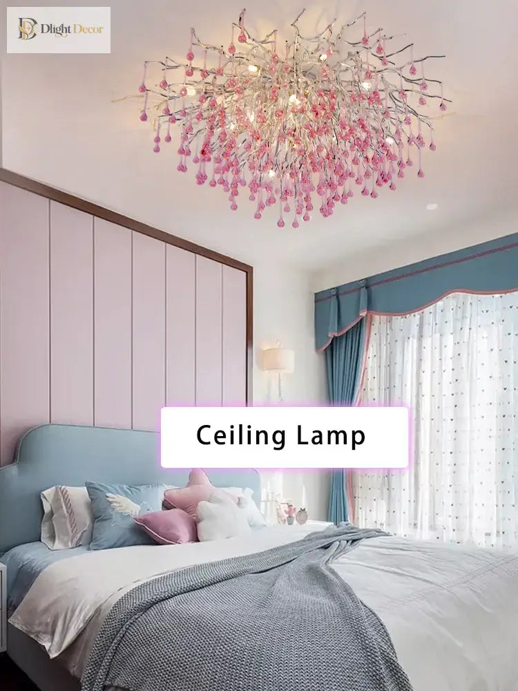 Creative Tree Branch Chandelier - Illuminate Your Bedroom Or Girl’s Room With Whimsical Charm