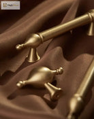 Modern Brass Cabinet Handles – Brushed Gold Bar Knobs for Furniture (60mm-368mm) Handles
