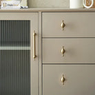 Modern Brass Cabinet Handles – Brushed Gold Bar Knobs for Furniture (60mm-368mm) Handles