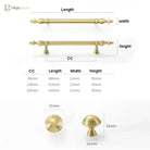 Modern Brass Cabinet Knobs & Pull Handles – product view 5