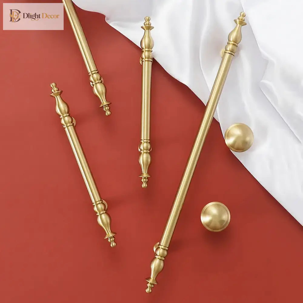 Modern Brass Cabinet Knobs & Pull Handles – product view 2