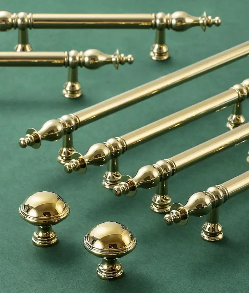 Modern Brass Cabinet Knobs & Pull Handles – configuration option 8