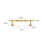 Modern Brass Cabinet Knobs & Pulls – configuration option 10