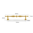Modern Brass Cabinet Knobs & Pulls – configuration option 11