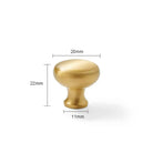 Modern Brass Cabinet Knobs & Pulls – configuration option 7